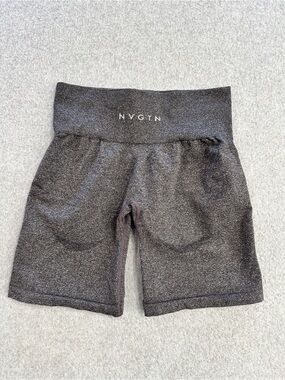 NVGTN Women's Charcoal Marled Bike Shorts